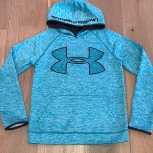 Under Armour Storm hoodie boys youth medium Teal